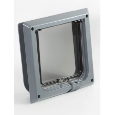 Дверца для кошек "Барсик", серый